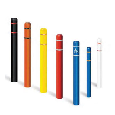 BOLLARD COVER, 4IN X 52IN, YELLOW